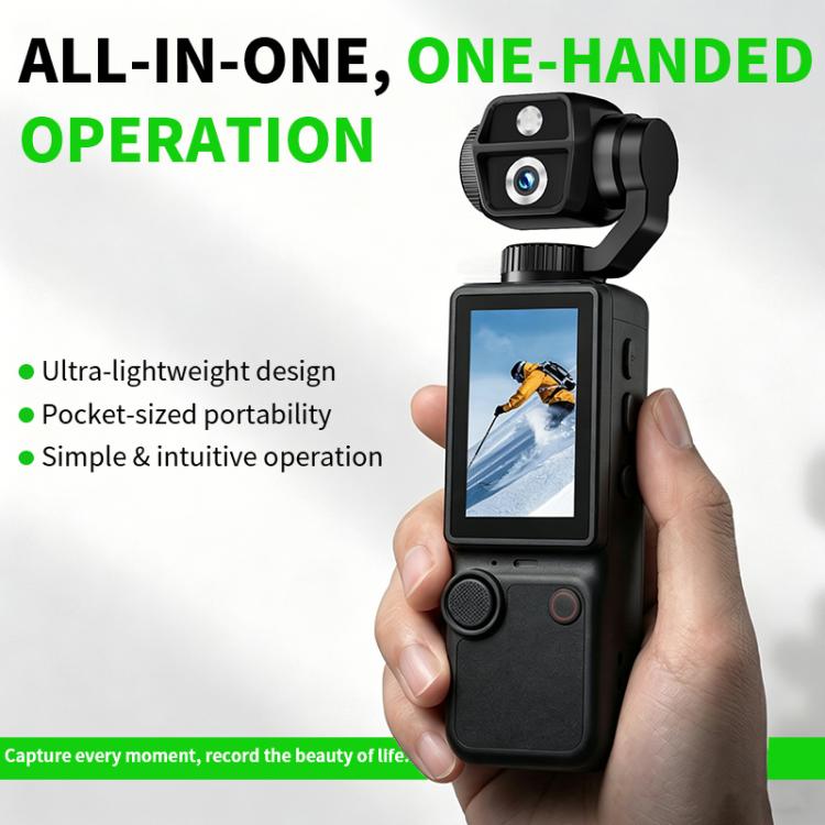 Videocamera sportiva stabilizzata Q9 con schermo IPS da 2 pollici e risoluzione 4K UHD.