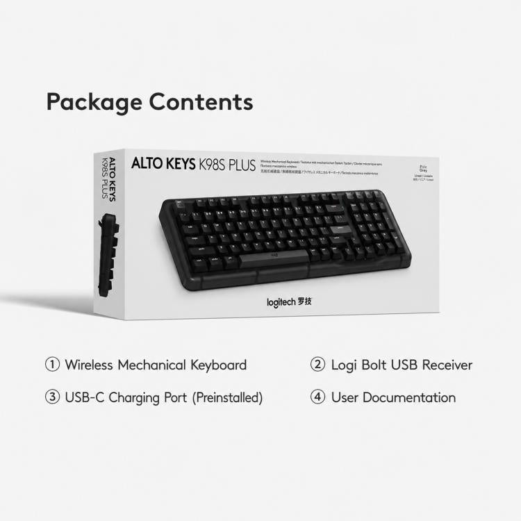 Tastiera meccanica wireless Logitech ALTO KEYS K98S Plus