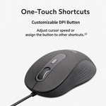 Mouse cablato Logitech M520 Business silenzioso
