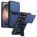 Custodia ibrida con copriobiettivo scorrevole per Galaxy S26+, S26 Ultra e S26