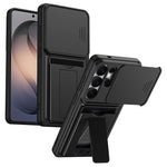 Custodia ibrida con copriobiettivo scorrevole per Galaxy S26+, S26 Ultra e S26