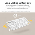 Tastiera wireless Logitech K390 Bluetooth ultra sottile