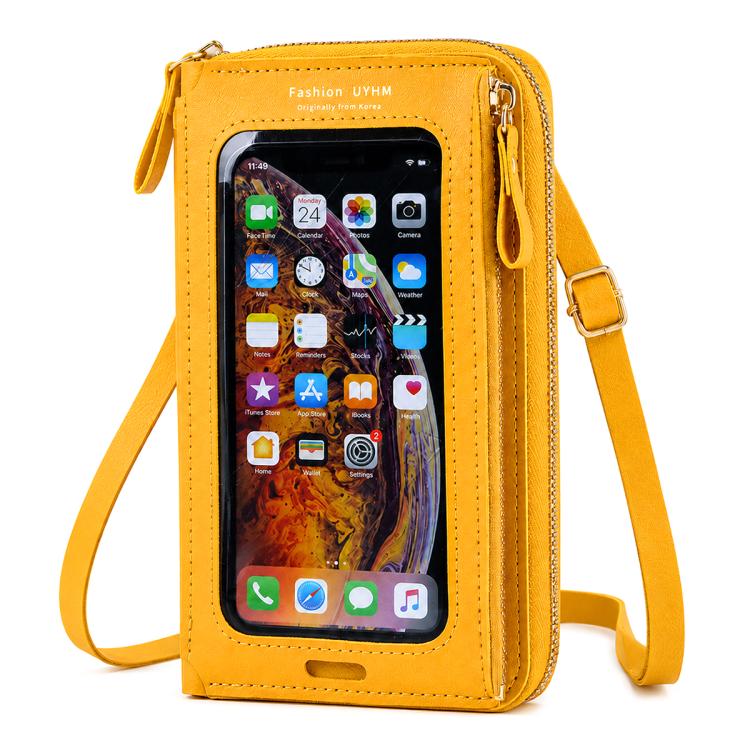 Borsa a tracolla in pelle PU per smartphone touchscreen