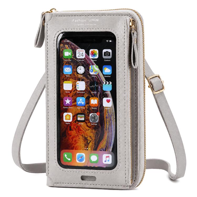 Borsa a tracolla in pelle PU per smartphone touchscreen