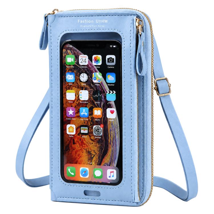 Borsa a tracolla in pelle PU per smartphone touchscreen
