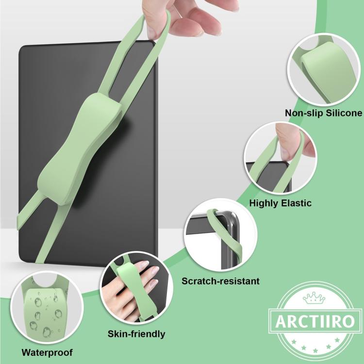 Cinturino elastico in silicone con impugnatura per tablet da 4,7-