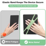 Cinturino elastico in silicone con impugnatura per tablet da 4,7-