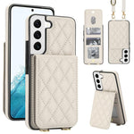 Custodia tracolla romboidale con protezione RFID per Galaxy S22 Ultra, S22+ e