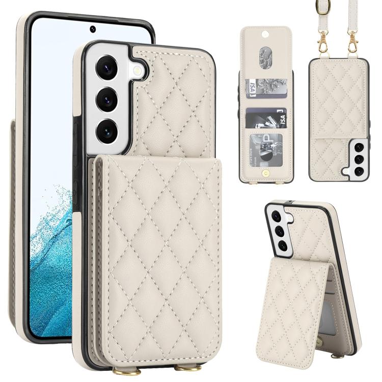 Custodia tracolla romboidale con protezione RFID per Galaxy S22 Ultra, S22+ e
