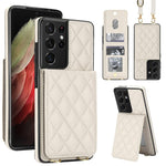 Custodia a tracolla romboidale con protezione RFID per Galaxy S21, S21+ e S21