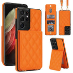 Custodia a tracolla romboidale con protezione RFID per Galaxy S21, S21+ e S21