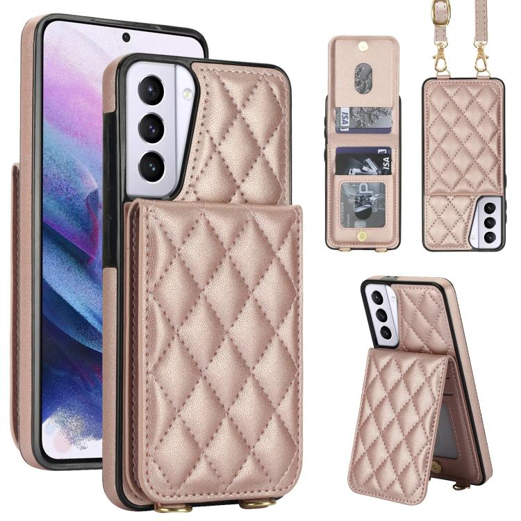 Custodia a tracolla romboidale con protezione RFID per Galaxy S21, S21+ e S21