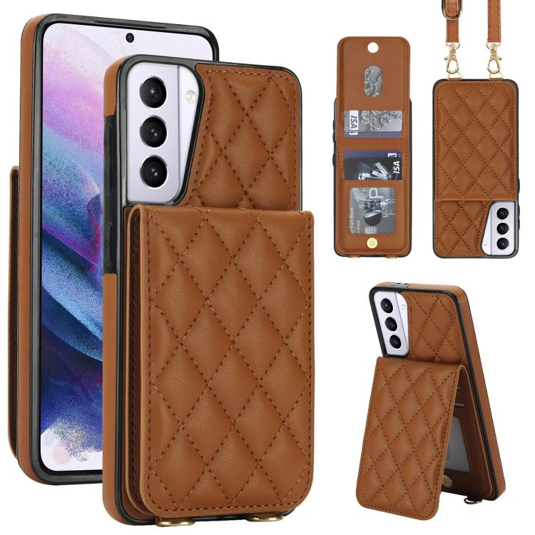 Custodia a tracolla romboidale con protezione RFID per Galaxy S21, S21+ e S21