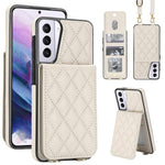 Custodia a tracolla romboidale con protezione RFID per Galaxy S21, S21+ e S21