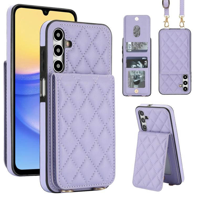 Custodia per cellulare a tracolla romboidale con protezione RFID per Galaxy A56