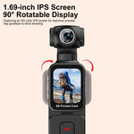 Videocamera stabilizzata K28 con schermo IPS da 1,69 pollici, registrazione video in alta definizione 5K.