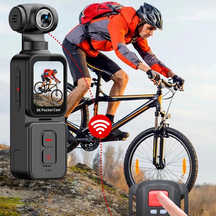 Videocamera stabilizzata K28 con schermo IPS da 1,69 pollici, registrazione video in alta definizione 5K.
