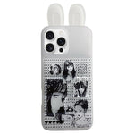 Custodia TPU con orecchie da coniglio per iPhone 17 Pro Max
