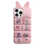 Custodia TPU con orecchie da coniglio per iPhone 17 Pro Max