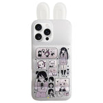 Custodia TPU con orecchie da coniglio per iPhone 17 Pro Max