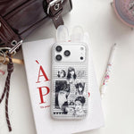Custodia TPU con orecchie da coniglio per iPhone 17 Pro Max
