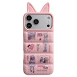 Custodia TPU con orecchie da coniglio per iPhone 17 Pro Max