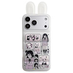 Custodia TPU con orecchie da coniglio per iPhone 17 Pro Max