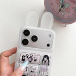 Custodia TPU con orecchie da coniglio per iPhone 17 Pro Max