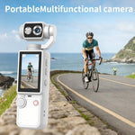 Videocamera multifunzione portatile Q8 con schermo IPS da 2 pollici e risoluzione 4K