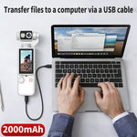 Videocamera multifunzione portatile Q8 con schermo IPS da 2 pollici e risoluzione 4K