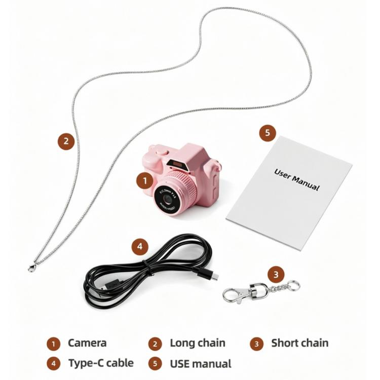 Mini fotocamera d'azione L300 da 2 MP con pollice