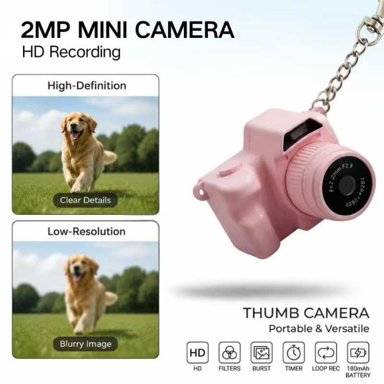 Mini fotocamera d'azione L300 da 2 MP con pollice