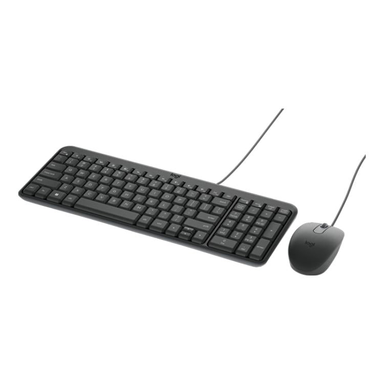 Set tastiera e mouse cablati Logitech MK106 USB
