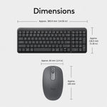 Combo tastiera e mouse wireless Bluetooth Logitech MK251