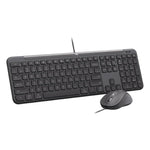 Set tastiera e mouse cablati Logitech MK620 multi-sistema