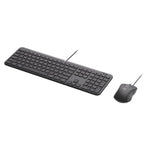 Set tastiera e mouse cablati Logitech MK620 multi-sistema