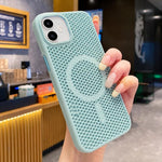 Custodia magnetica a nido d'ape per iPhone 11