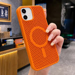 Custodia magnetica a nido d'ape per iPhone 11