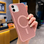 Custodia magnetica a nido d'ape per iPhone 11
