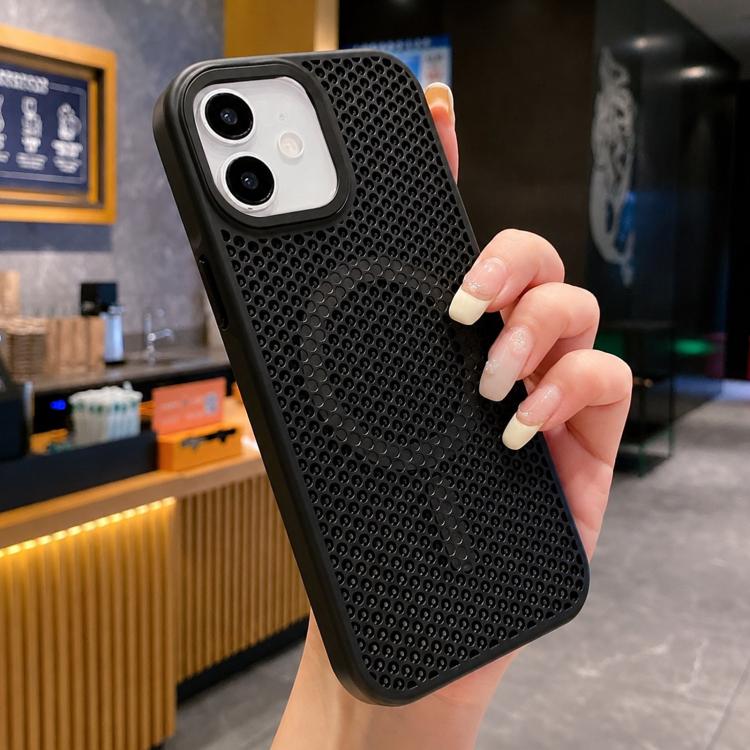 Custodia magnetica a nido d'ape per iPhone 11