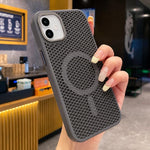 Custodia magnetica a nido d'ape per iPhone 11