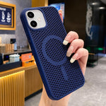 Custodia magnetica a nido d'ape per iPhone 11