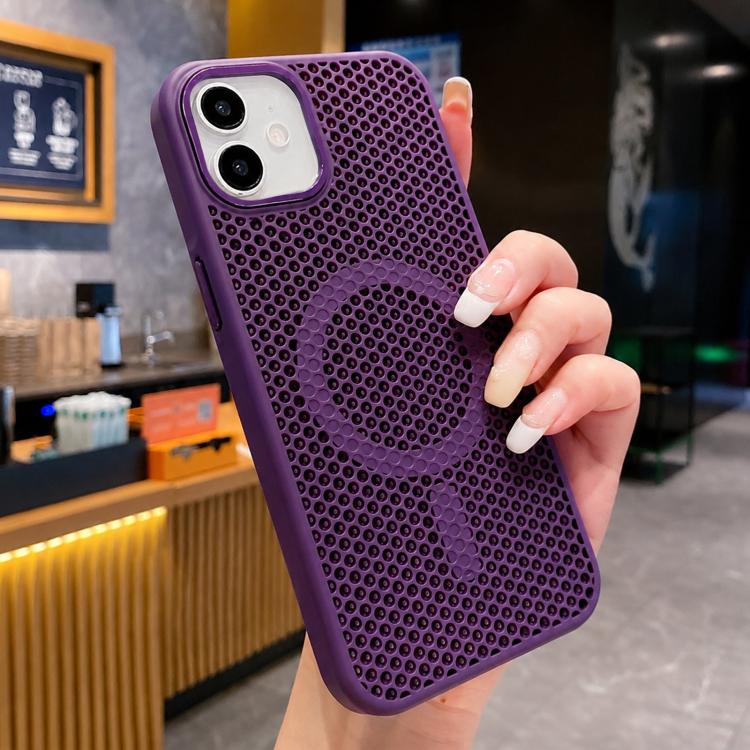 Custodia magnetica a nido d'ape per iPhone 11
