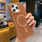 Custodia magnetica a nido d'ape per iPhone 12 Pro