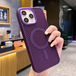 Custodia magnetica a nido d'ape per iPhone 12 Pro