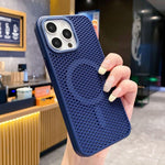 Custodia magnetica a nido d'ape per iPhone 12 Pro Max
