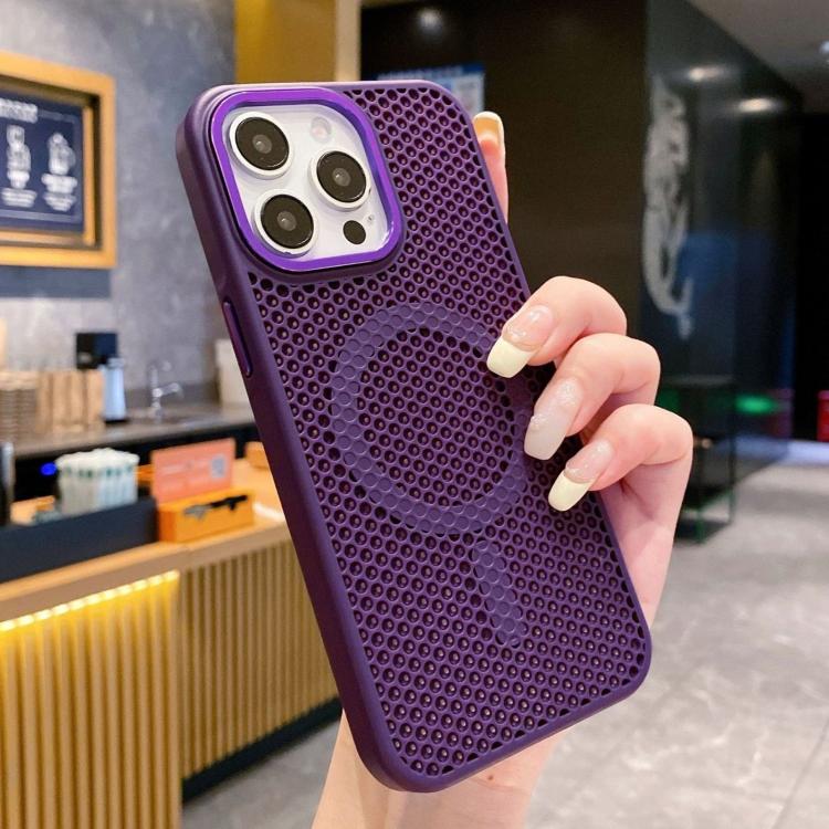 Custodia magnetica a nido d'ape per iPhone 12 Pro Max