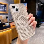 Custodia magnetica a nido d'ape per iPhone 13 Pro