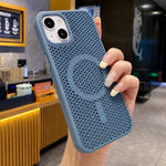 Custodia magnetica a nido d'ape per iPhone 13 Pro