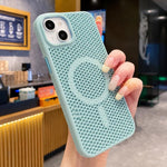 Custodia magnetica a nido d'ape per iPhone 14